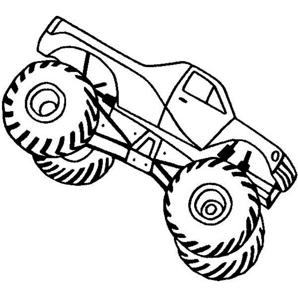 Coloring page: Monster Truck (Transportation) #141390 - Free Printable Coloring Pages