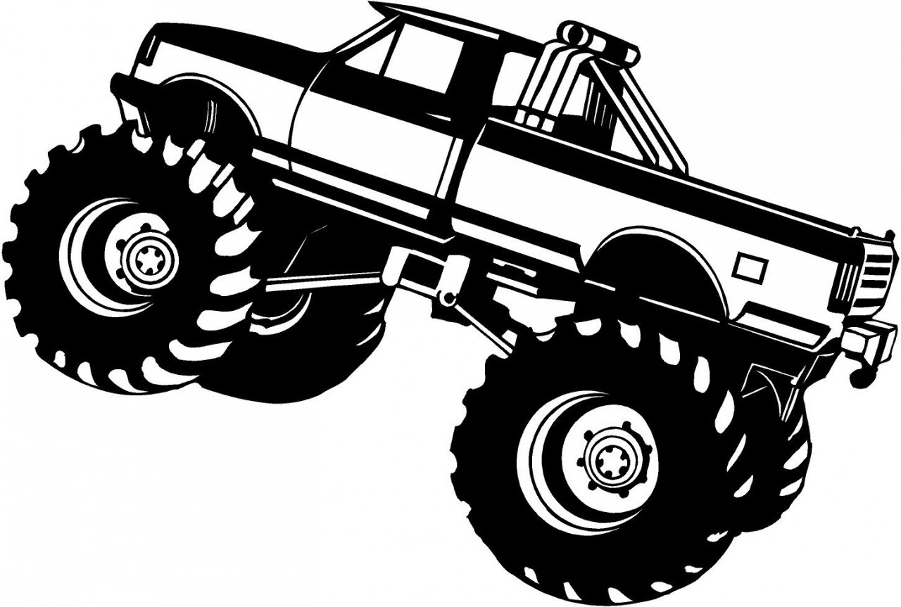 Coloring page: Monster Truck (Transportation) #141404 - Free Printable Coloring Pages
