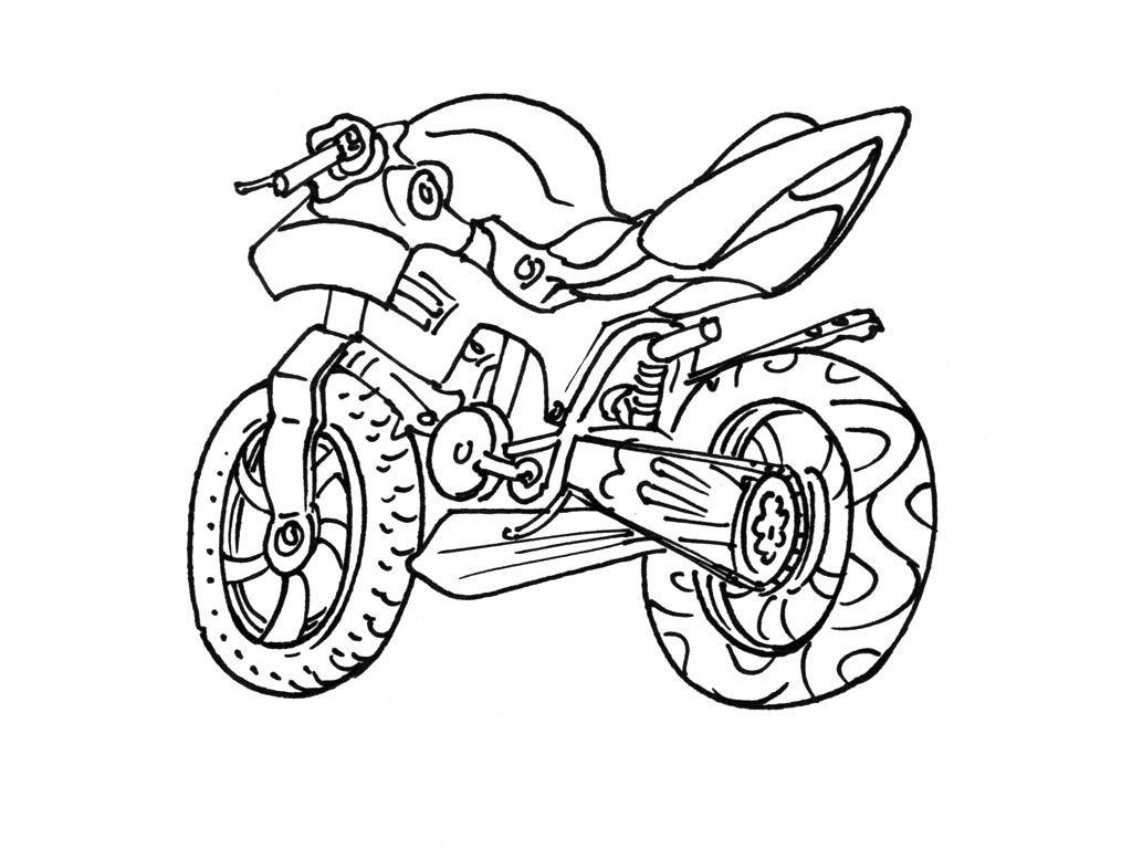 Coloring page: Motocross (Transportation) #136502 - Free Printable Coloring Pages