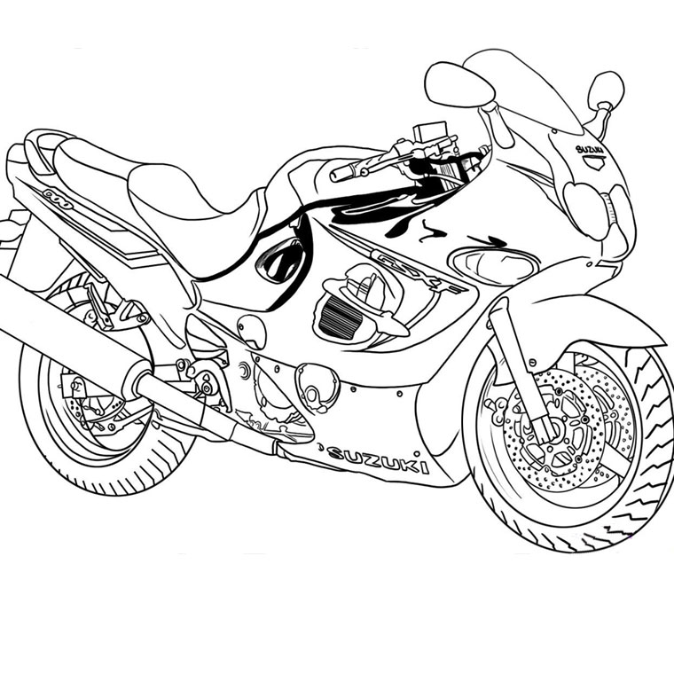 Coloring page: Motocross (Transportation) #136505 - Free Printable Coloring Pages