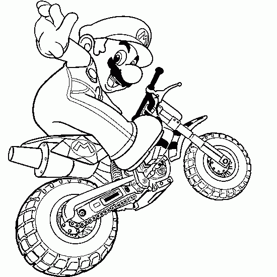 Coloring page: Motocross (Transportation) #136513 - Free Printable Coloring Pages