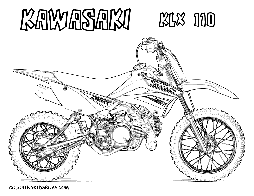 Coloring page: Motocross (Transportation) #136597 - Free Printable Coloring Pages