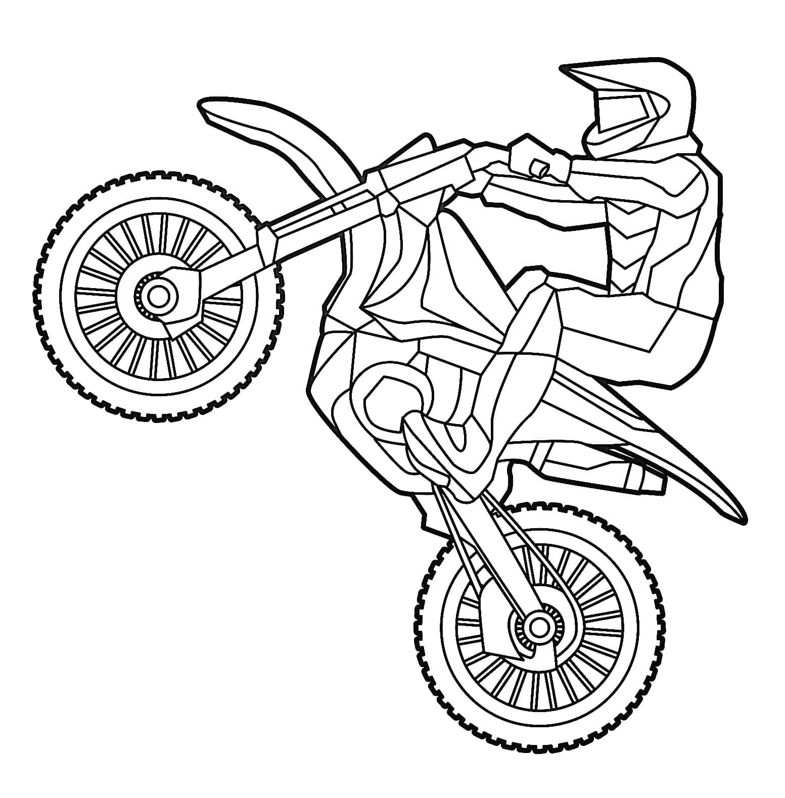 Free printable Motocross coloring page #209999 from Transportation collection