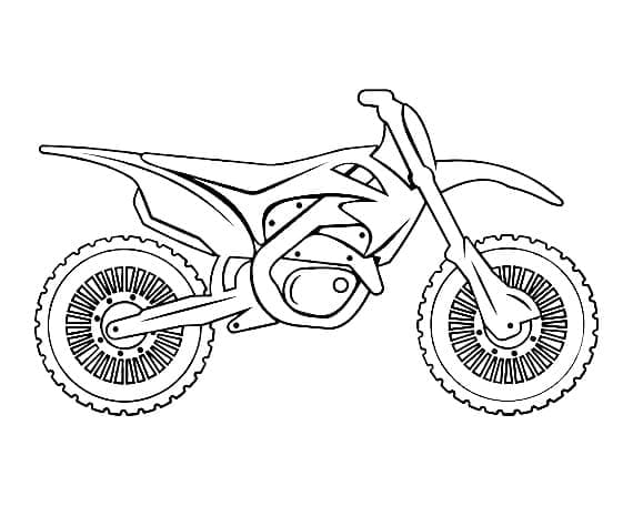 Free printable Motocross coloring page #210007 from Transportation collection