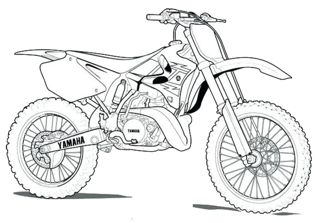 Free printable Motocross coloring page #210013 from Transportation collection