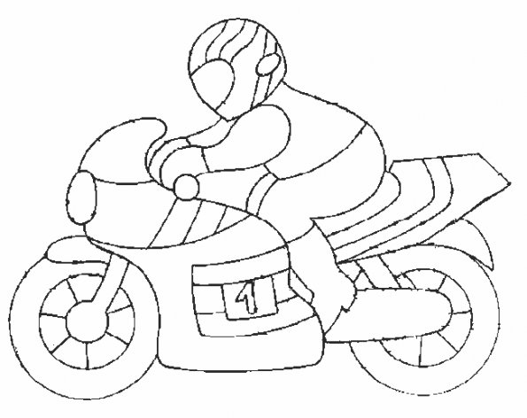 Coloring page: Motorcycle (Transportation) #136259 - Free Printable Coloring Pages