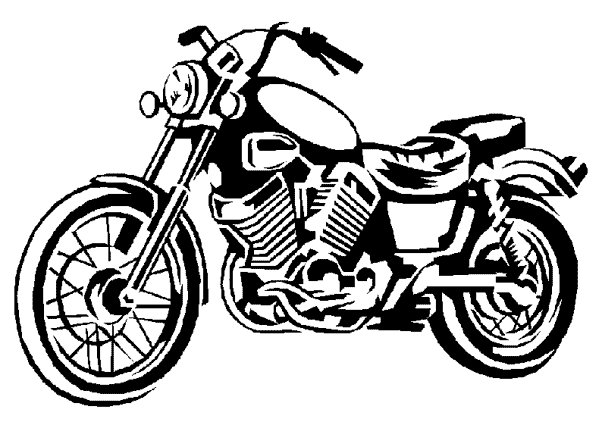 Coloring page: Motorcycle (Transportation) #136266 - Free Printable Coloring Pages