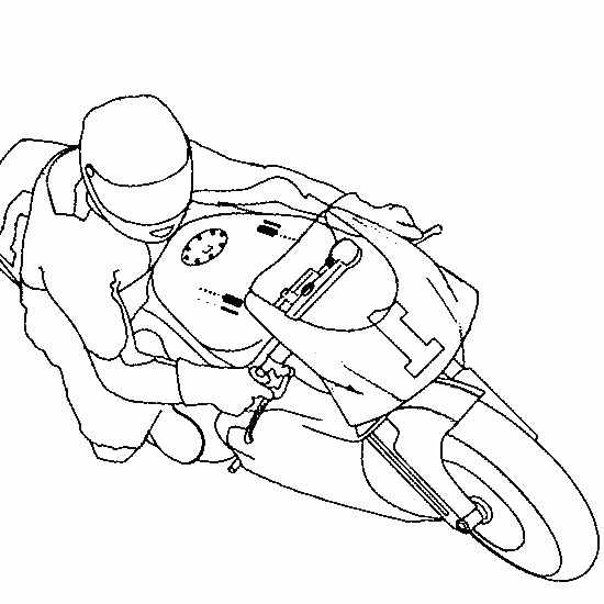 Coloring page: Motorcycle (Transportation) #136269 - Free Printable Coloring Pages
