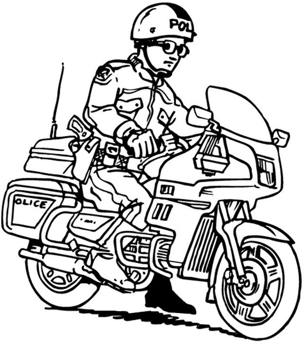 Coloring page: Motorcycle (Transportation) #136291 - Free Printable Coloring Pages