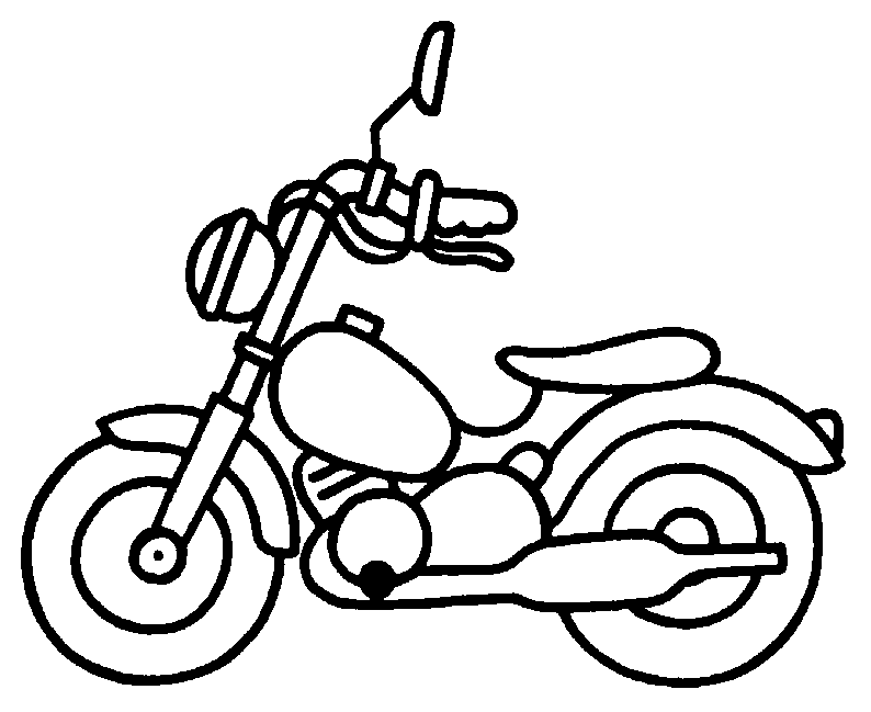 Coloring page: Motorcycle (Transportation) #136293 - Free Printable Coloring Pages