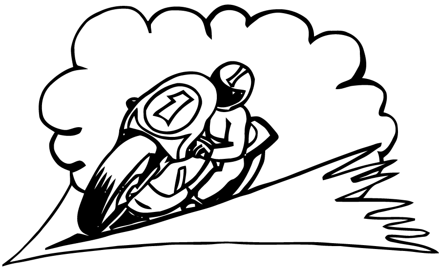 Coloring page: Motorcycle (Transportation) #136328 - Free Printable Coloring Pages