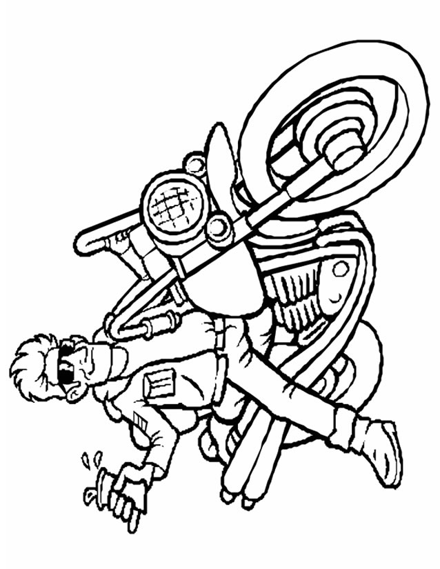 Coloring page: Motorcycle (Transportation) #136356 - Free Printable Coloring Pages