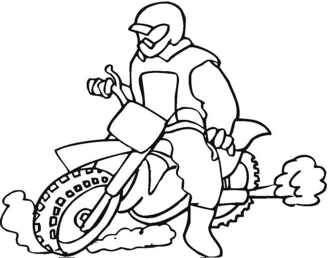 Free printable Motorcycle coloring page #175336 from Transportation collection
