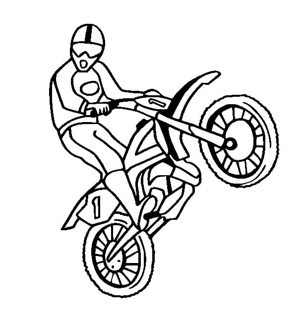 Free printable Motorcycle coloring page #175339 from Transportation collection
