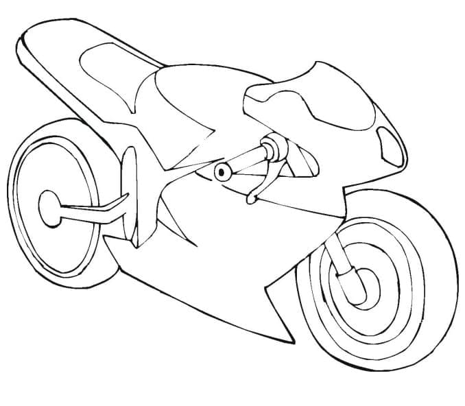 Free printable Motorcycle coloring page #175345 from Transportation collection