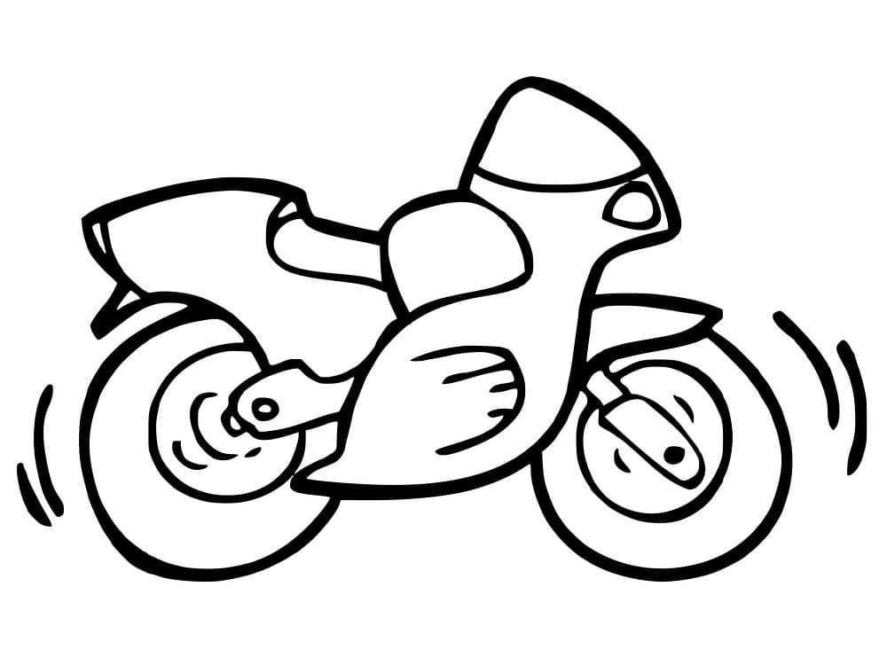 Free printable Motorcycle coloring page #175348 from Transportation collection Free printable Motorcycle coloring page #175348 from Transportation collection