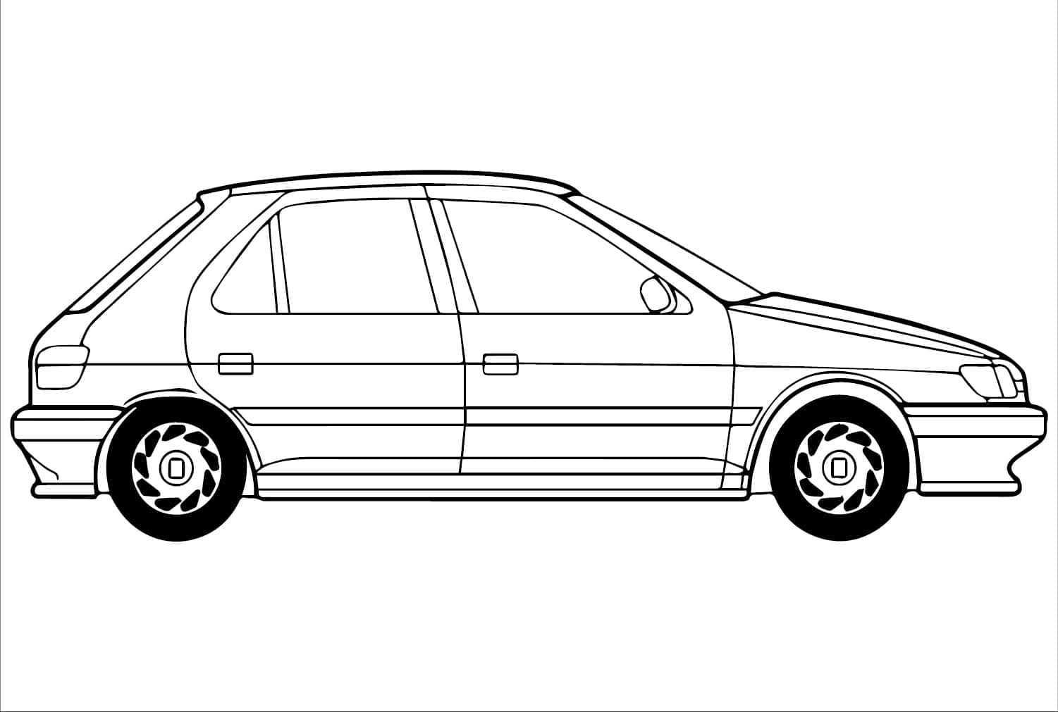 Free printable Peugeot coloring page #206141 from Transportation collection