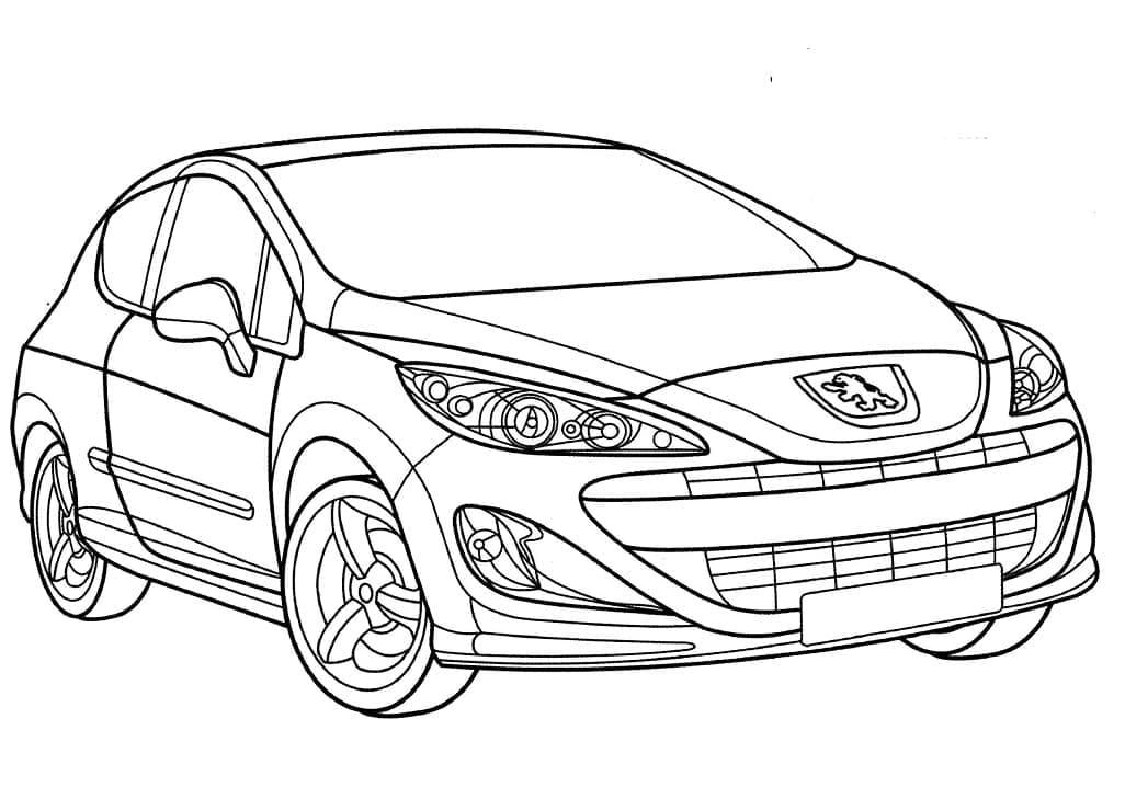 Free printable Peugeot coloring page #206143 from Transportation collection Free printable Peugeot coloring page #206143 from Transportation collection