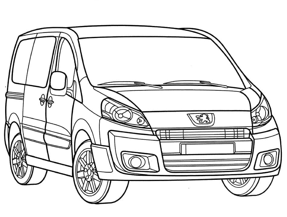 Free printable Peugeot coloring page #206151 from Transportation collection