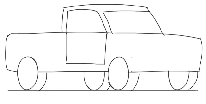 Coloring page: Pickup (Transportation) #144357 - Free Printable Coloring Pages