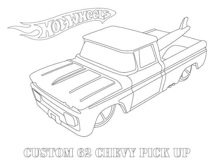 Coloring page: Pickup (Transportation) #144364 - Free Printable Coloring Pages