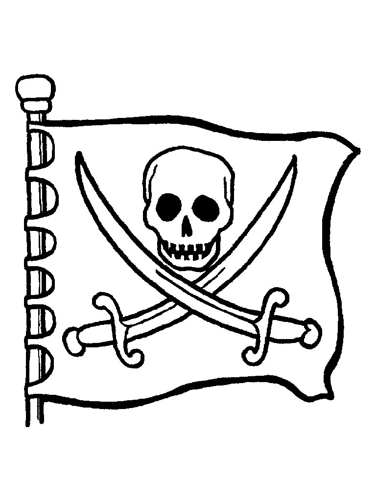 Coloring page: Pirate ship (Transportation) #138227 - Free Printable Coloring Pages