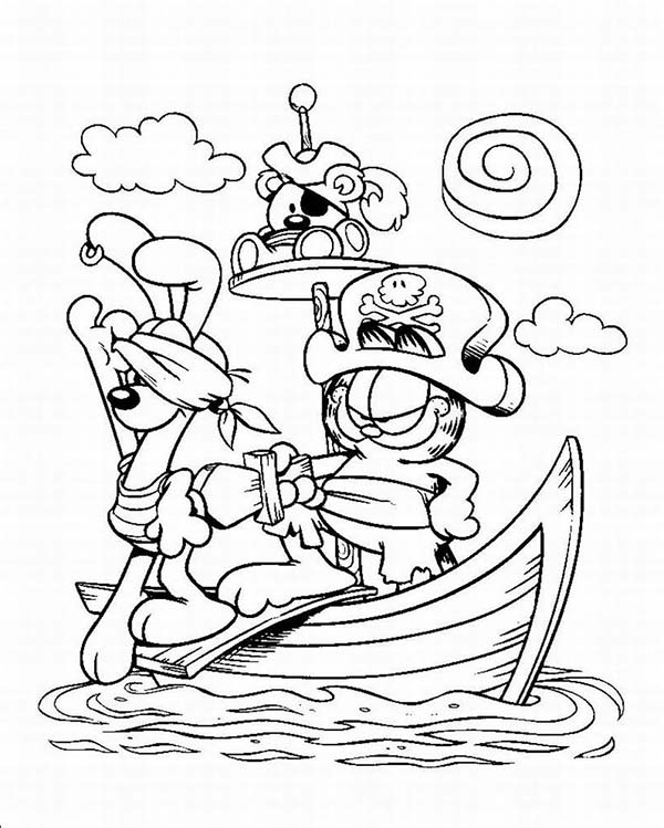 Coloring page: Pirate ship (Transportation) #138407 - Free Printable Coloring Pages
