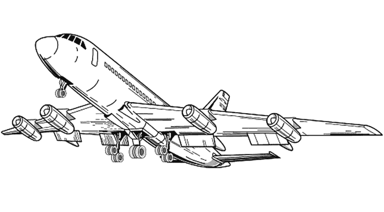 Coloring page: Plane (Transportation) #134788 - Free Printable Coloring Pages