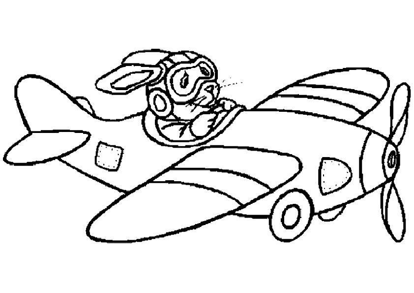 Coloring page Plane #134797 (Transportation) – Printable Coloring Pages
