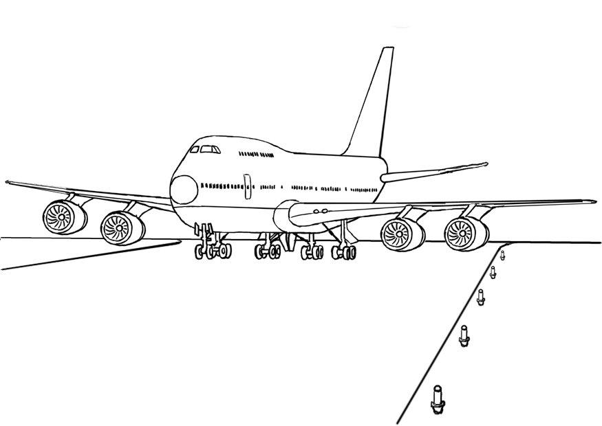 Coloring page: Plane (Transportation) #134805 - Free Printable Coloring Pages
