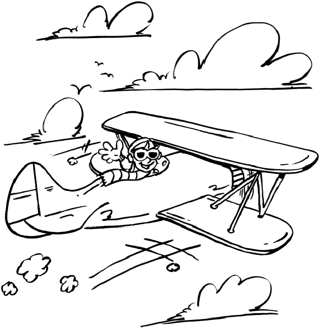 Coloring page: Plane (Transportation) #134807 - Free Printable Coloring Pages