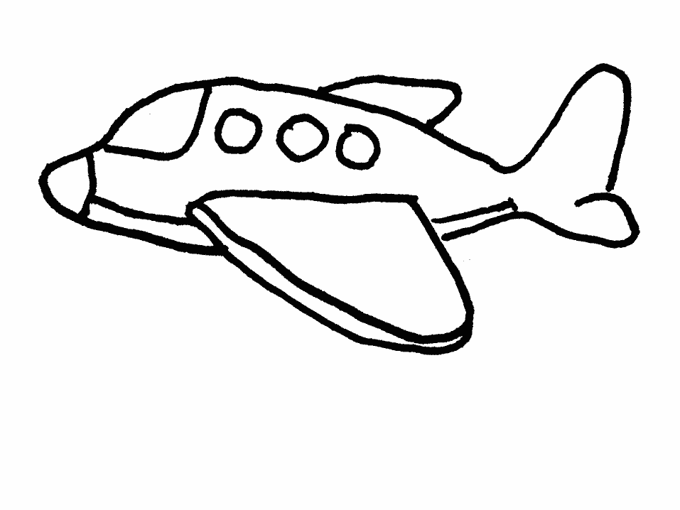Coloring page: Plane (Transportation) #134811 - Free Printable Coloring Pages