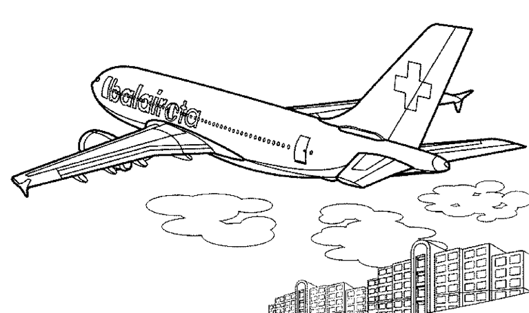 Coloring page: Plane (Transportation) #134821 - Free Printable Coloring Pages
