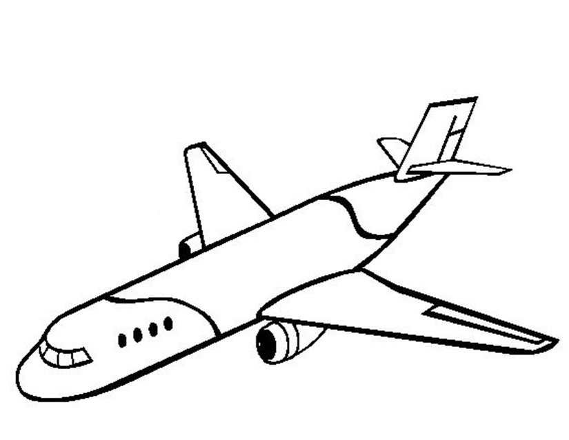 Coloring page: Plane (Transportation) #134836 - Free Printable Coloring Pages