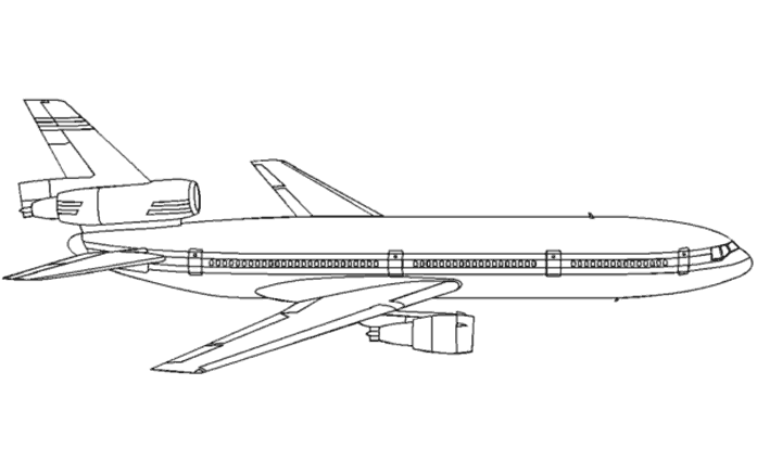 Coloring page: Plane (Transportation) #134844 - Free Printable Coloring Pages