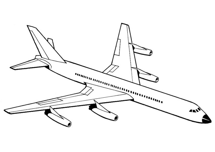 Coloring page: Plane (Transportation) #134846 - Free Printable Coloring Pages