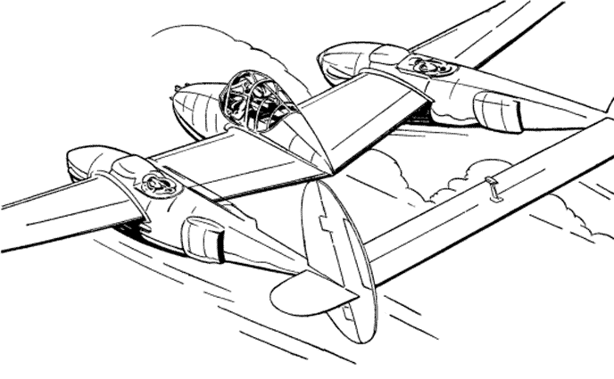 Coloring page: Plane (Transportation) #134855 - Free Printable Coloring Pages