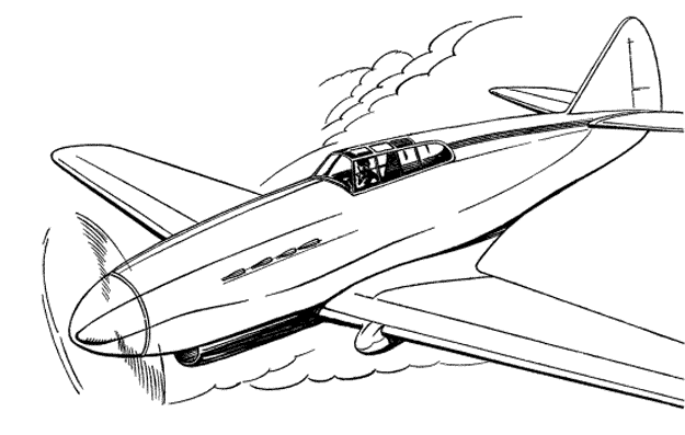 Coloring page: Plane (Transportation) #134857 - Free Printable Coloring Pages