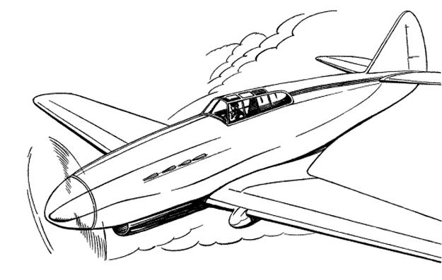 Coloring page Plane #134857 (Transportation) – Printable Coloring Pages