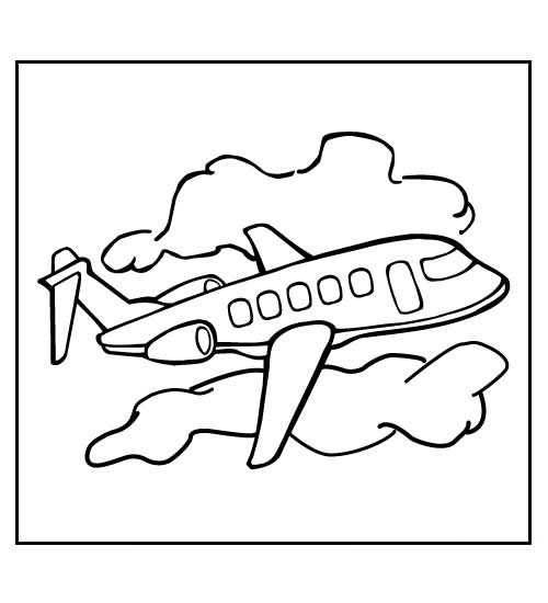 Coloring page: Plane (Transportation) #134868 - Free Printable Coloring Pages