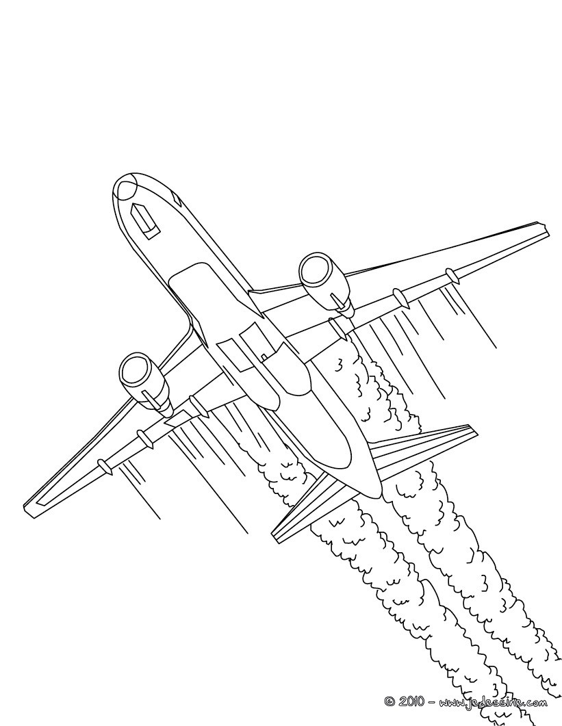 Coloring page Plane #134877 (Transportation) – Printable Coloring Pages