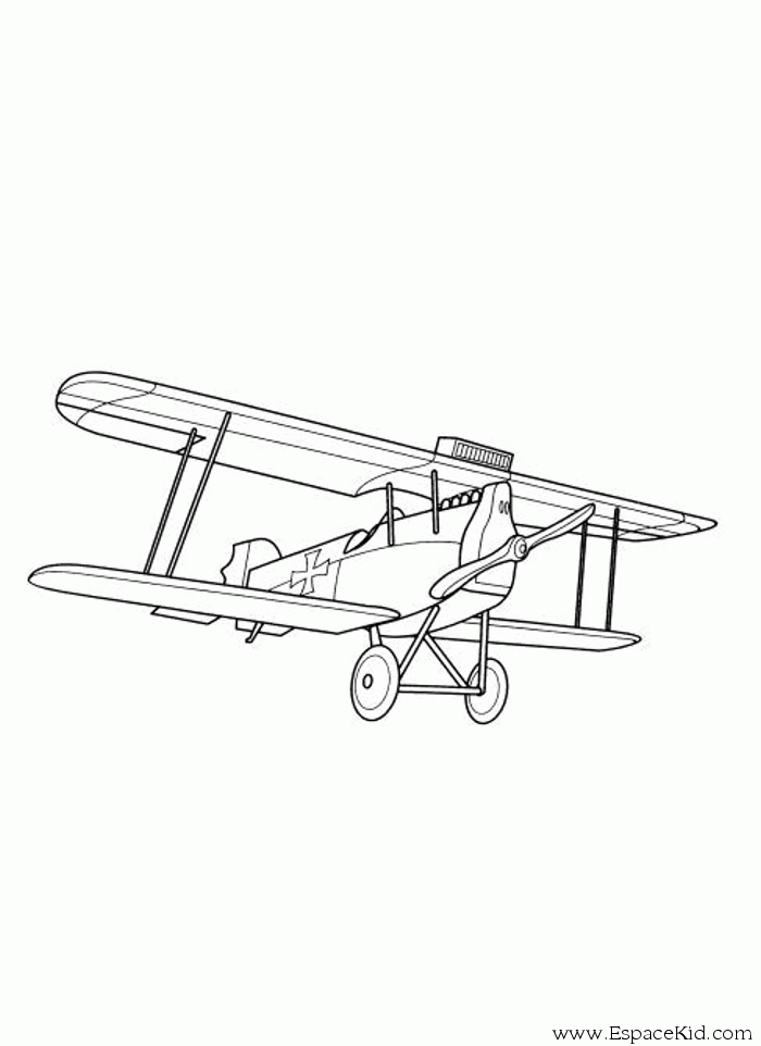 Plane #134882 (Transportation) – Free Printable Coloring Pages