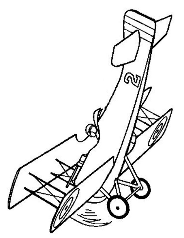 Coloring page: Plane (Transportation) #134884 - Free Printable Coloring Pages