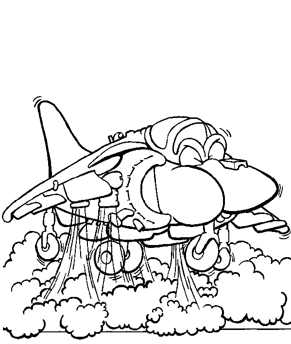 Coloring page: Plane (Transportation) #134894 - Free Printable Coloring Pages