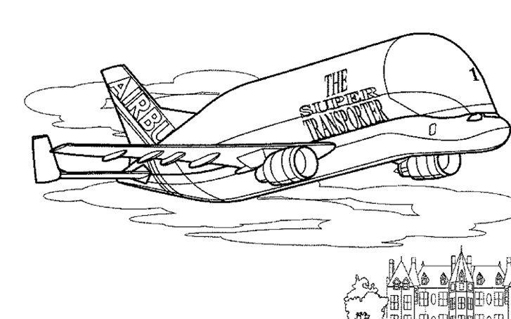 Coloring page: Plane (Transportation) #134918 - Free Printable Coloring Pages