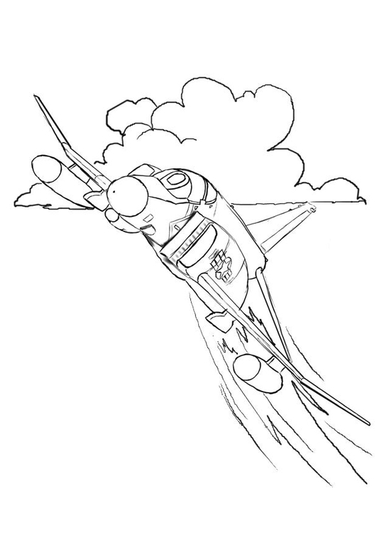 Coloring page: Plane (Transportation) #134923 - Free Printable Coloring Pages