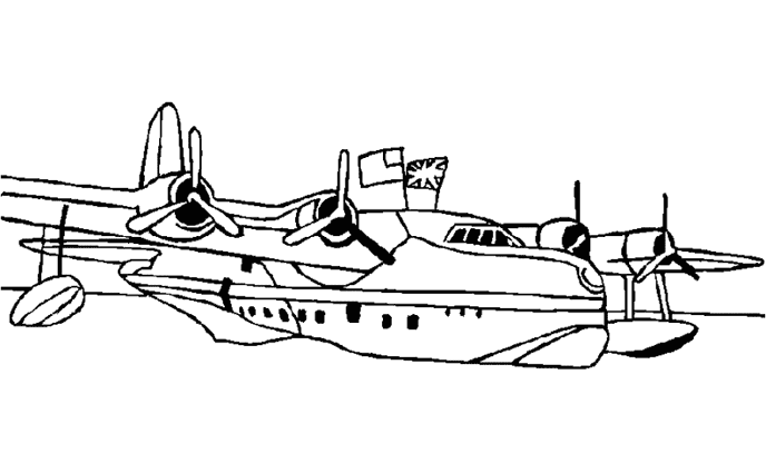 Coloring page: Plane (Transportation) #134935 - Free Printable Coloring Pages
