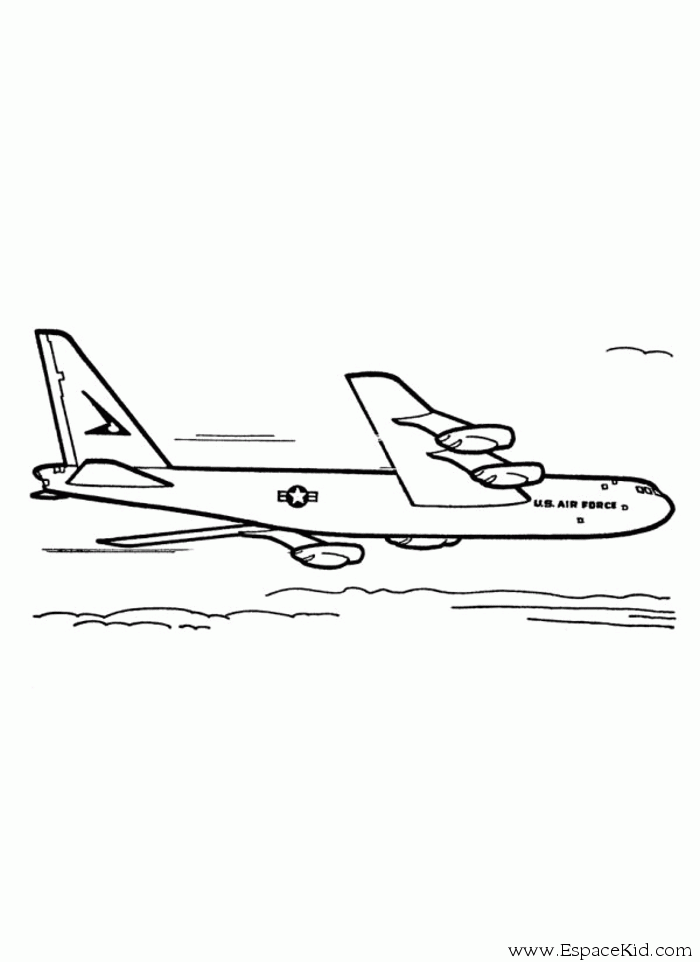 Coloring page: Plane (Transportation) #134941 - Free Printable Coloring Pages