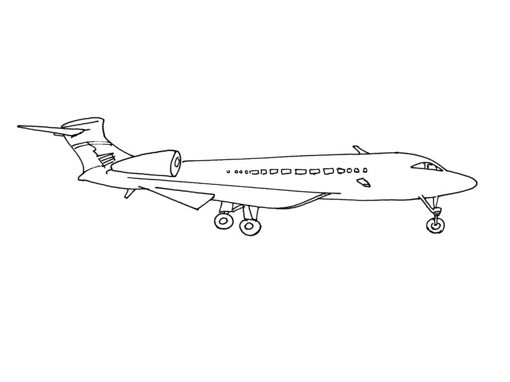 Coloring page: Plane (Transportation) #134958 - Free Printable Coloring Pages