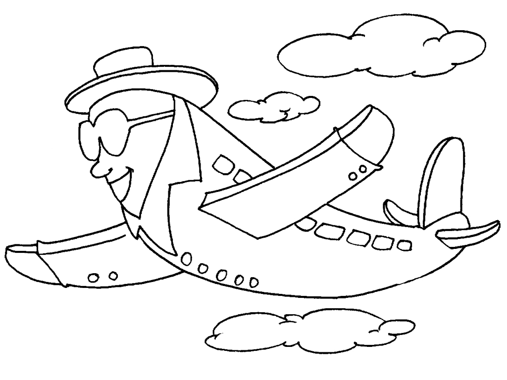 Coloring page: Plane (Transportation) #134959 - Free Printable Coloring Pages